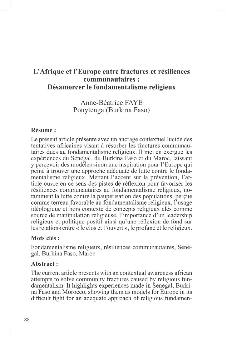 afrique et europe