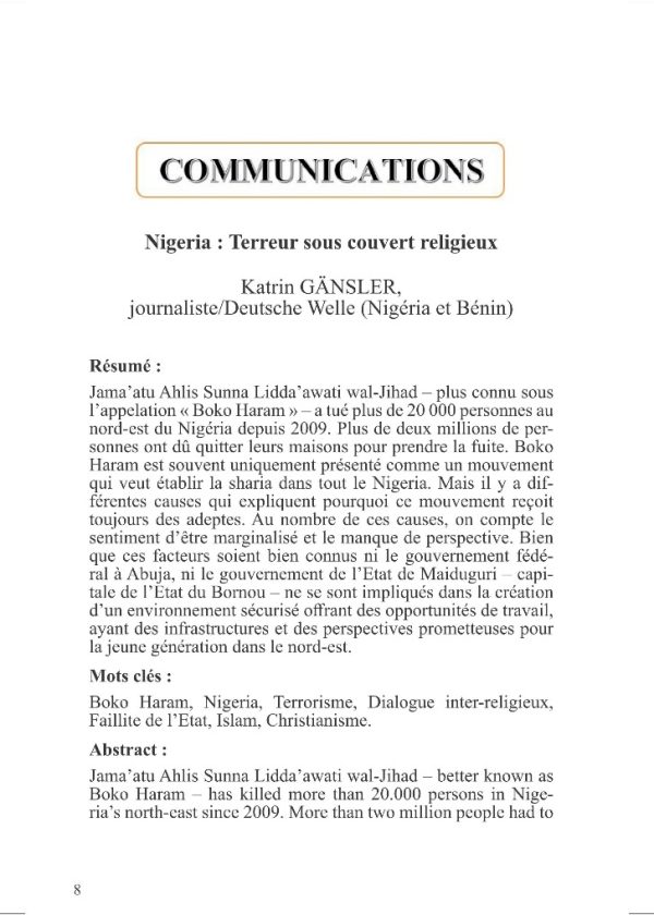 Nigeria : Terreur sous couvert religieux